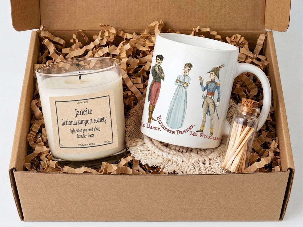 Jane Austen Gift Set, Thinking of You Box for Readers