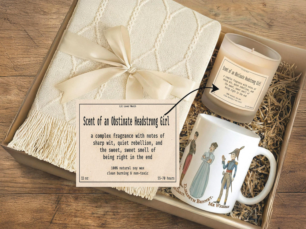 Obstinate Headstrong Girl Care Package, Jane Austen Gift