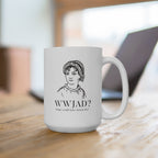 Funny Jane Austen Mug, 11 oz & 15 oz White Ceramic Cup, Jane Austen Gifts, Romance Reader Gift, Pride Prejudice Bookish Cup, Library Mug