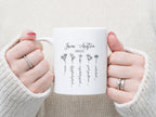 Jane Austen Pride and Prejudice Mug With Wildflowers 11 oz. & 15 oz., Emma Sense Sensibility Bookish Mug, Library Mug, Romance Reader Gift