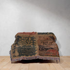 Reading Blanket for Bibliophile Bookworms Book Lover, English Teacher Professor Librarian Gift, Jane Austen Pride Prejudice Literary Gift
