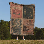 Reading Blanket for Bibliophile Bookworms Book Lover, English Teacher Professor Librarian Gift, Jane Austen Pride Prejudice Literary Gift