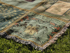 Literary Classics Woven Throw Blanket - Jane Eyre, Little Women, Pride & Prejudice - Book Lover Gift
