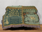 Literary Classics Woven Throw Blanket - Jane Eyre, Little Women, Pride & Prejudice - Book Lover Gift