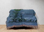 Little Women Blanket Woven Throw, Vintage Book Covers Blanket, Louisa May Alcott Lily Series Book Nook Blanket, Gift for Book Lover