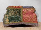 Vintage Book Covers Blanket, Woven Jane Austen Book Throw Blanket, Pride & Prejudice Emma Mansfield Vintage Book Blanket, Reading Blanket