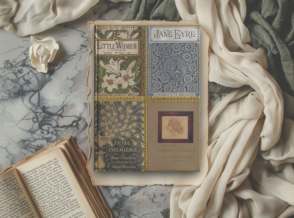 Pride and Prejudice Hardcover Notebook Size A5  5.75"x8", Vintage Book Covers Journal, Book Lover Gift, Vintage Style Diary