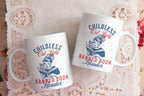 Childless Cat Lady Banned Book Reader 11 oz 15 oz Mug Election 2024, Stop Project 2025, Feminist Womens Rights Read Banned Books Coffee Cup