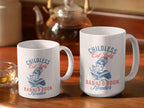 Childless Cat Lady Banned Book Reader 11 oz 15 oz Mug Election 2024, Stop Project 2025, Feminist Womens Rights Read Banned Books Coffee Cup