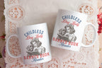 Childless Dog Lady Banned Book Reader 11 oz 15 oz Mug Election 2024, Stop Project 2025, Feminist Womens Rights Read Banned Books Coffee Cup