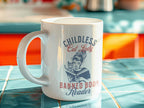 Childless Cat Lady Banned Book Reader 11 oz 15 oz Mug Election 2024, Stop Project 2025, Feminist Womens Rights Read Banned Books Coffee Cup