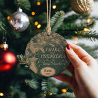 Personalized Jane Austen Pride & Prejudice Ornament 2025 Ceramic, Custom Jane Austen Gift Quote Ornament, Elizabeth Bennet Christmas Gift