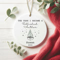 Personalized Published Author Ornament 2025 Ceramic, Custom Keepsake for New Authors with Name & Year, Gift for New Author