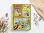 The Wonderful Wizard of Oz Hardcover Notebook Featuring Classic Oz Book Covers, Retro Dorothy and Glinda Oz Journal Present for Teen