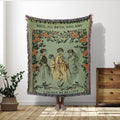 Little Women Blanket Woven Throw, Vintage Book Covers Blanket, Louisa May Alcott Literature Blanket, Reading Blanket Gift, March Sisters
