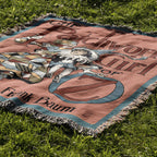 Wonderful Wizard of Oz Patchwork Girl Book Cover Woven Blanket, Classic Wizard of Oz Tapestry, Retro Oz Movie Fans Throw Blanket Gift