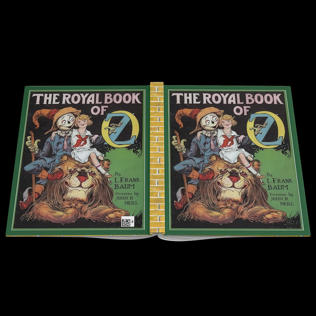 The Wonderful Wizard of Oz Hardcover Notebook Featuring Classic Oz Book Covers, Retro Dorothy Scarecrow Lion Oz Journal