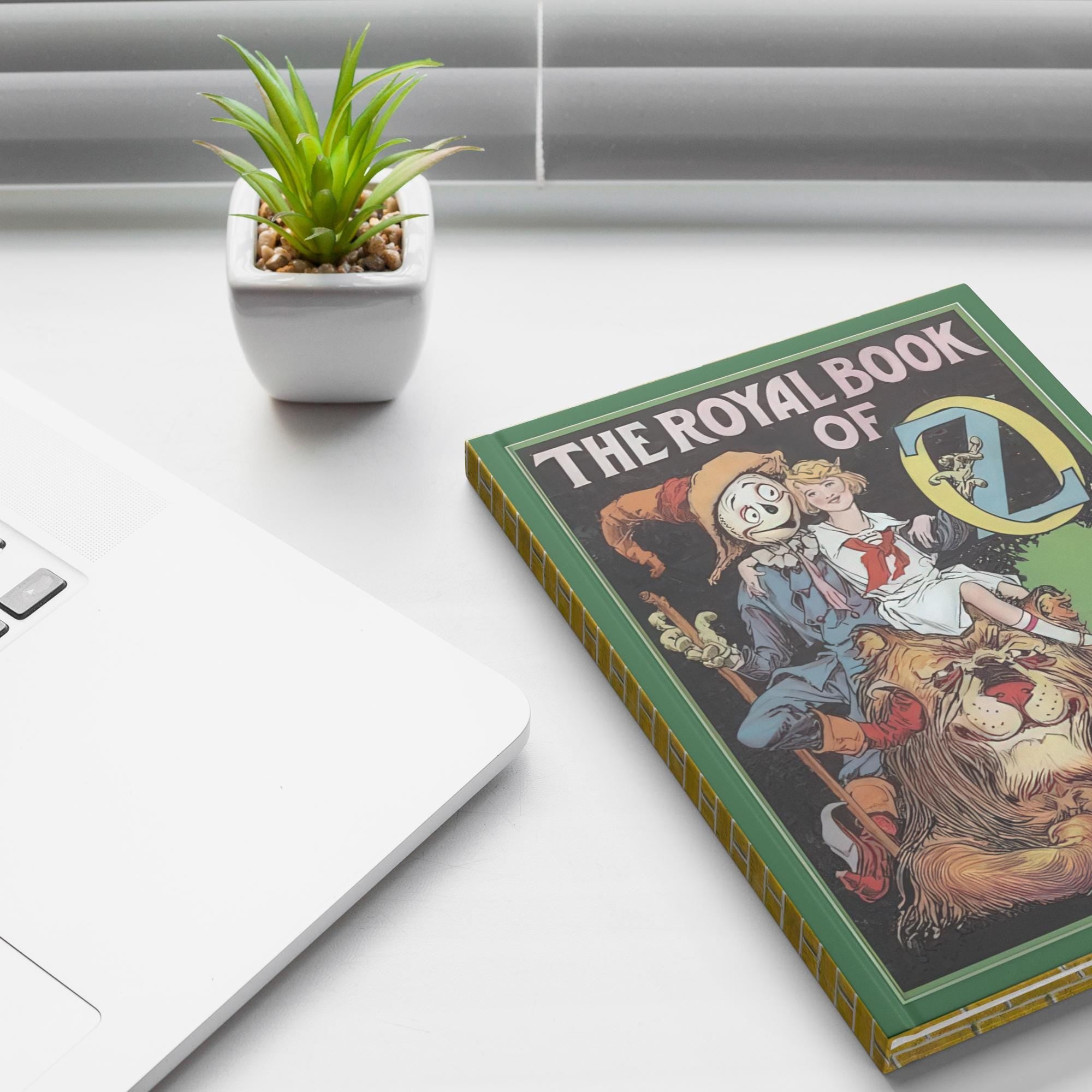 The Wonderful Wizard of Oz Hardcover Notebook Featuring Classic Oz Book Covers, Retro Dorothy Scarecrow Lion Oz Journal