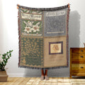 Vintage Book Covers Blanket, Woven Jane Austen Book Throw Blanket, Anne of Green Gables Vintage Book Blanket, Reading Blanket,