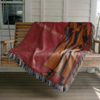Sherlock Holmes Woven Blanket, Literary Girl Mystery Tapestry, Hound of Baskervilles Throw, Dark Academia Decor, Detective Bookish Wall Gift