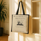 Wuthering Heights Tote Bag, Emily Bronte Library Bag, Literary Girl Gift, Heathcliff  Classic Novel Bookish Tote, Librariancore Reading Tote