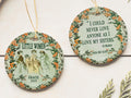 Personalized Little Women Ornament Ceramic with Jo March Sisters Quote by Louisa May Alcott Christmas Book Person Gift