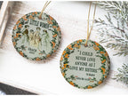 Personalized Little Women Ornament Ceramic with Jo March Sisters Quote by Louisa May Alcott Christmas Book Person Gift