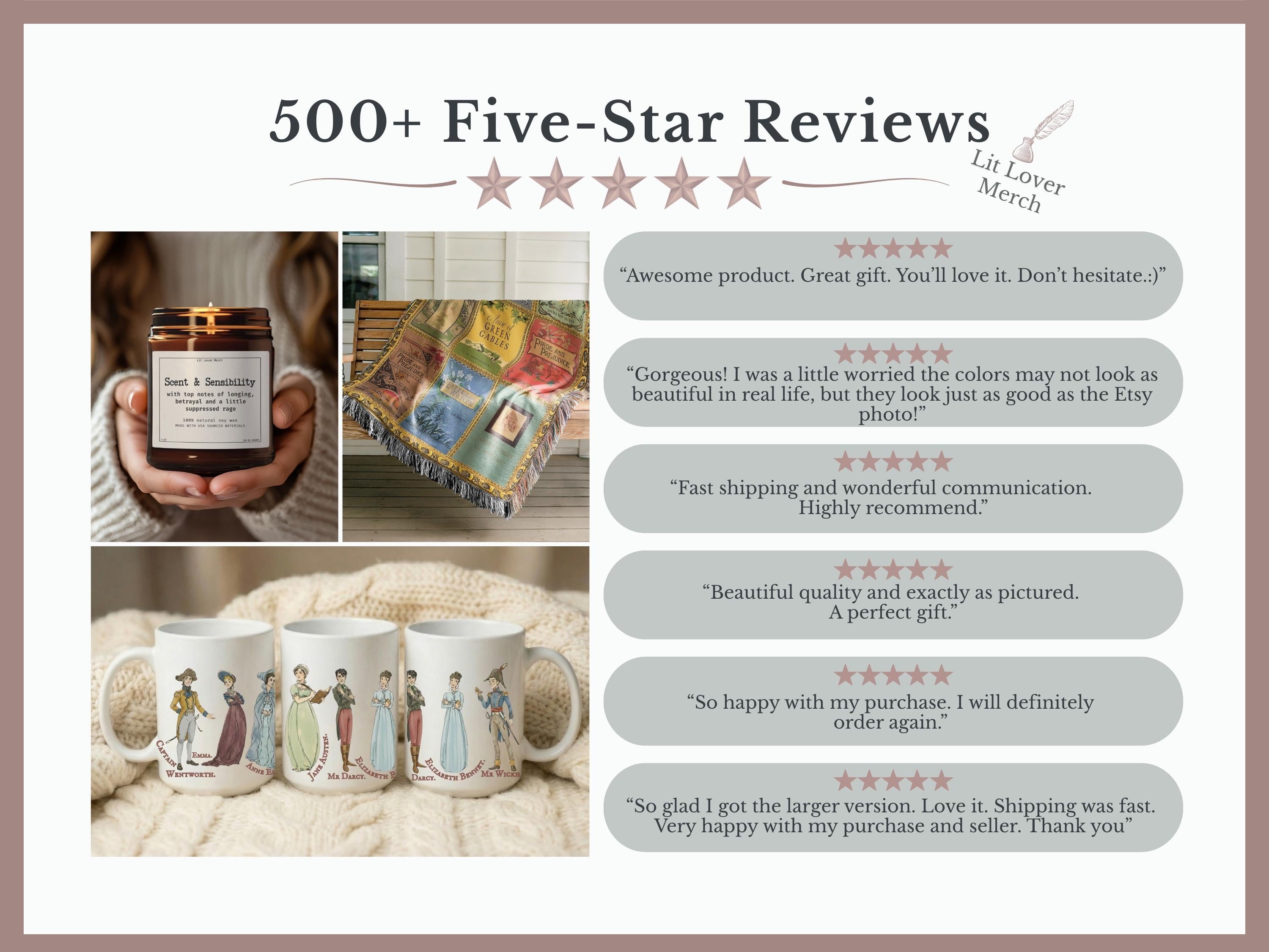 Jane Austen Desk Calendar 2026, Literary Quotes Desktop Calendar, Book Lover Gift, Regency Style Home Decor