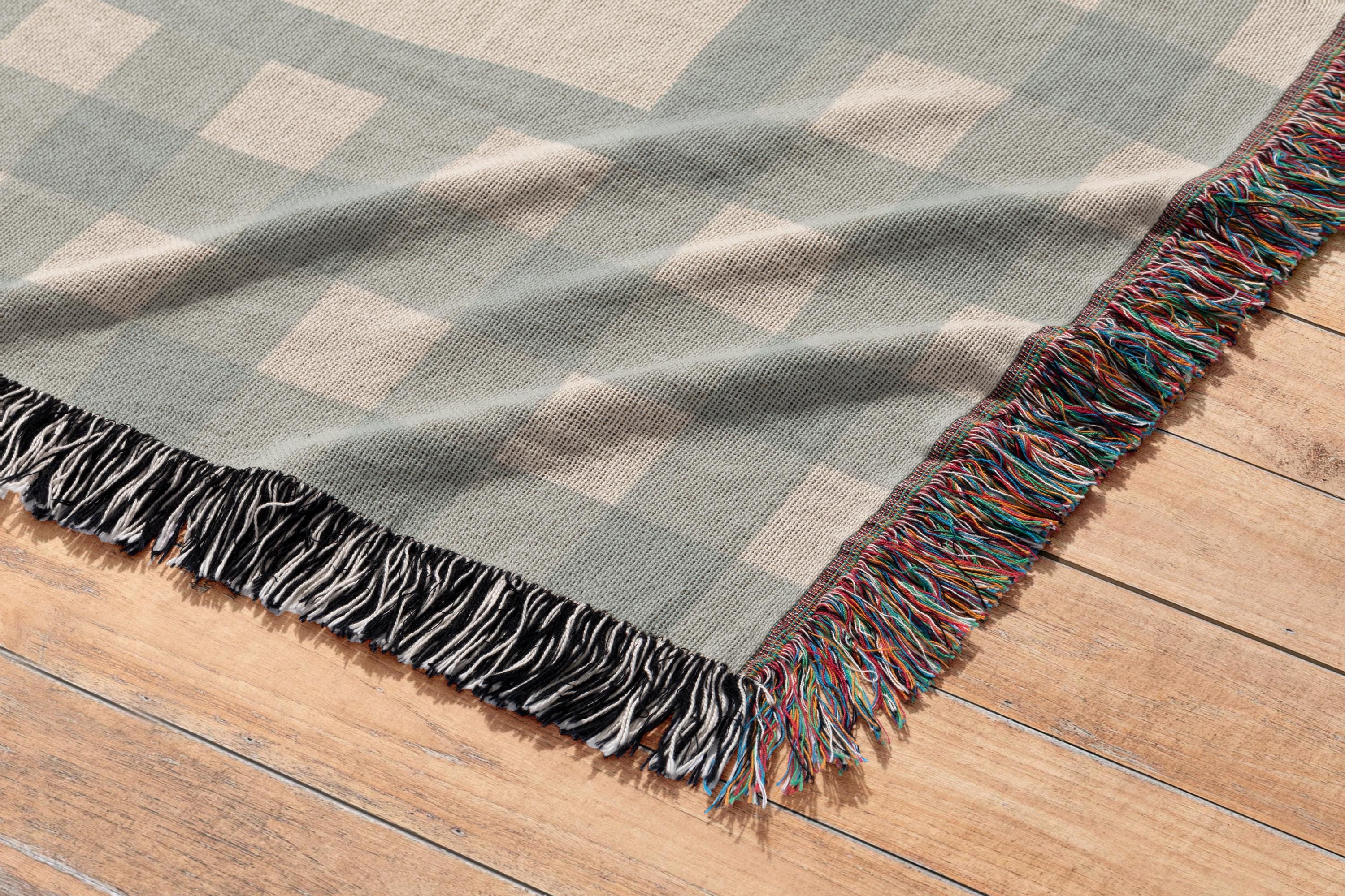 Winnie-the-Pooh Woven Blanket, A.A. Milne Throw Blanket, Literary Home Decor
