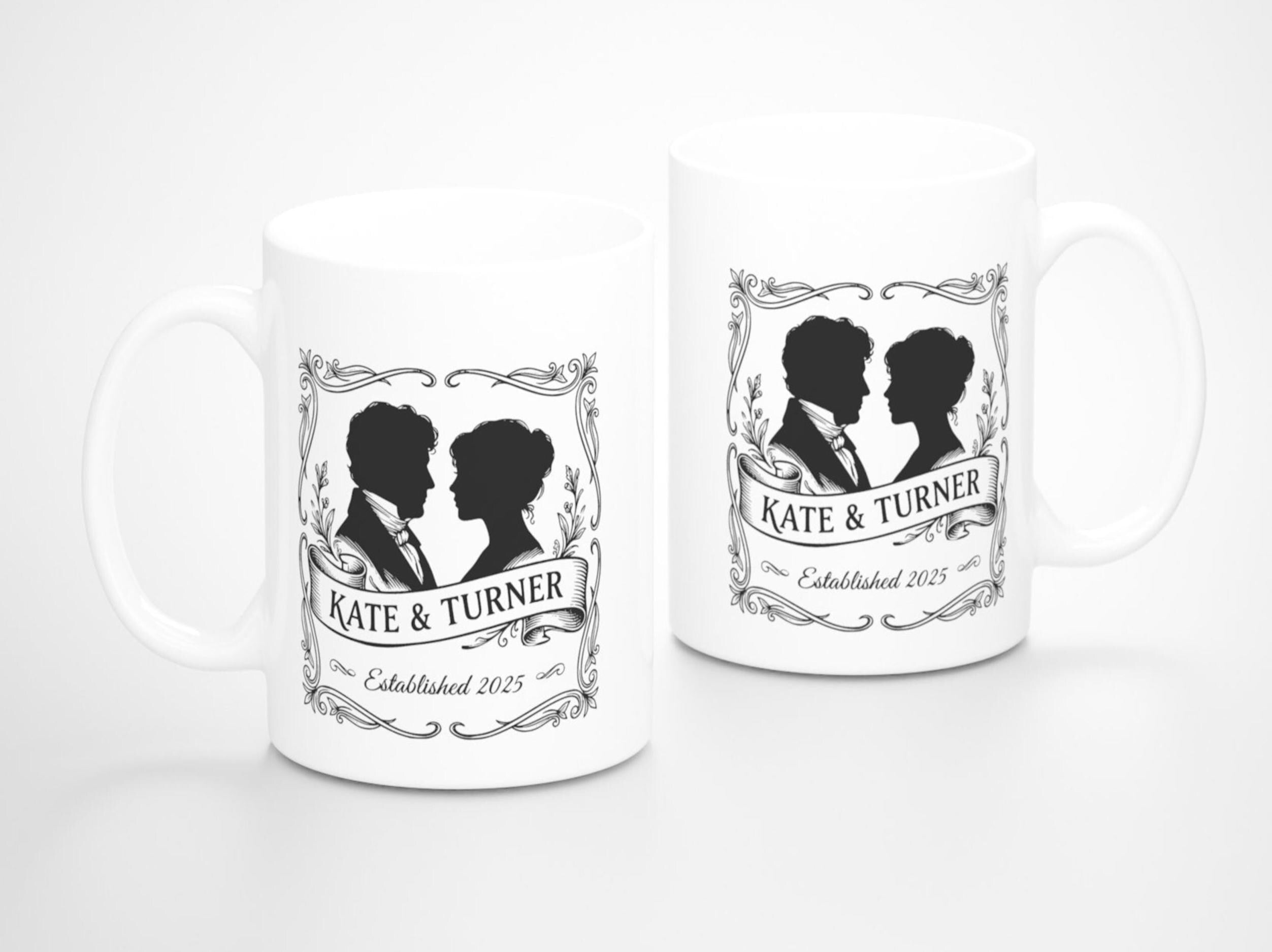 Personalized Jane Austen Gift Set, Pride and Prejudice Candle Mug for Romantic Readers, Custom Literary Wedding Present for Mr Darcy Fans