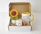 Jane Austen Personalized Care Package Mother's Day Gift, Obstinate Headstrong Girl Mug & Candle for Book Lover Mom