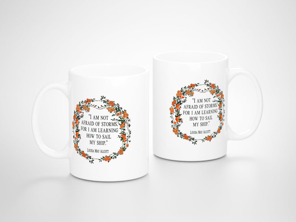 Little Women Gift Set, Personalized Mother's Day Book Lover Gift, Louisa May Alcott Bookish Mug and Candle Gift Box for Mom